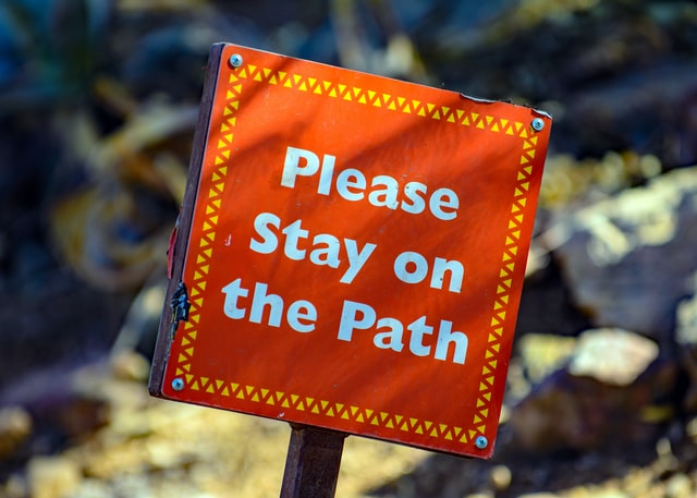 Please (do not) stay on the path (write free!)